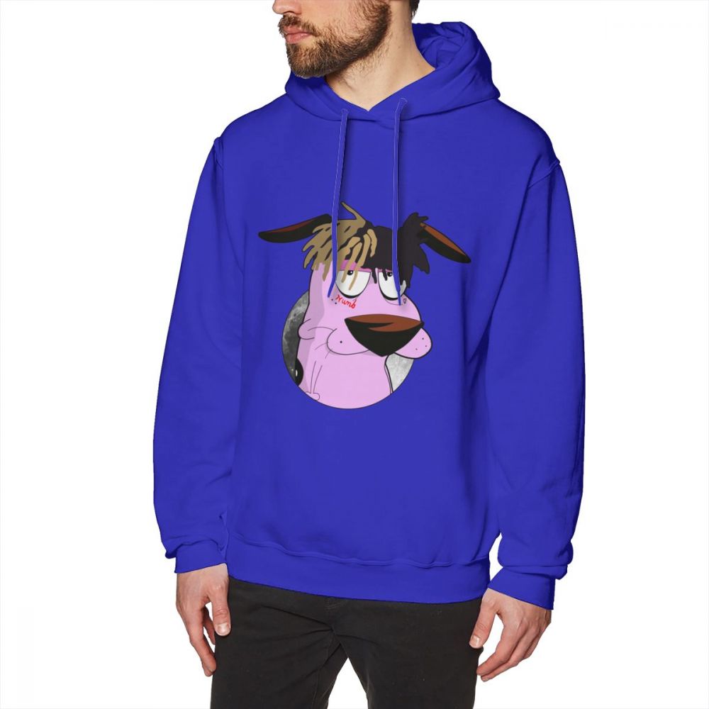 courage the cowardly dog long sleeve retro hoodies
